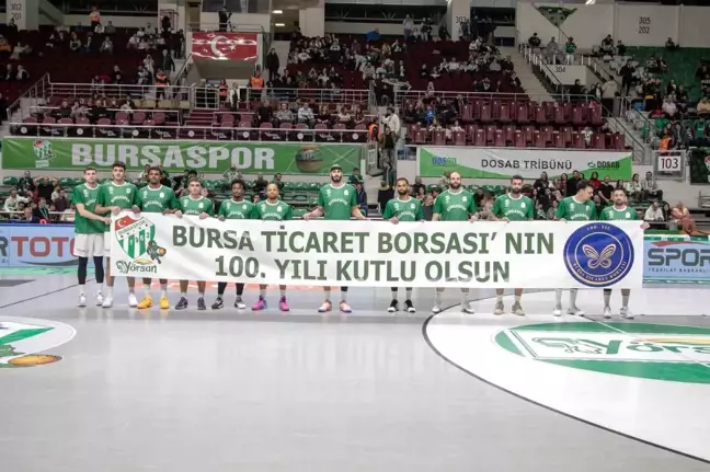 Bursaspor'dan Bursa Ticaret Borsası'na 100. yıl jesti