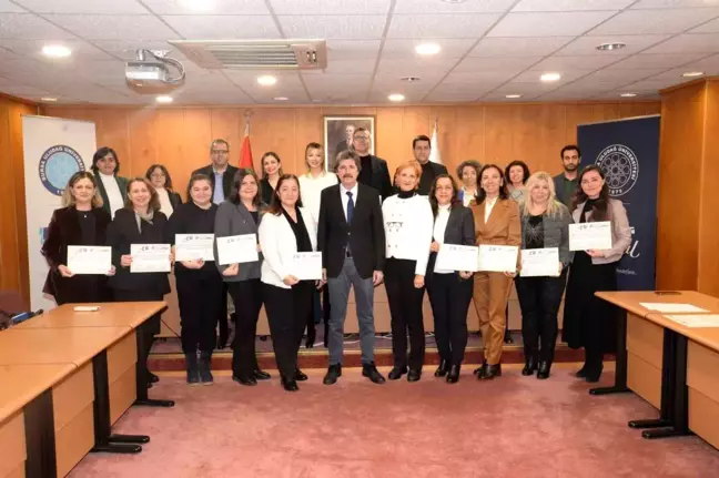 Bursa Uludağ Üniversitesi'nde Ufuk Avrupa Projesi Yazma Eğitimi Sertifika Töreni