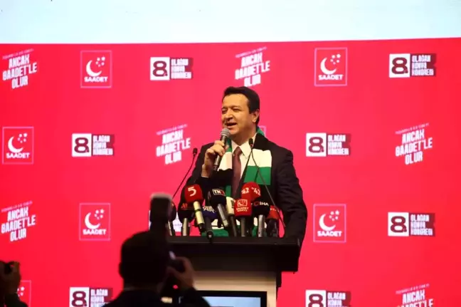 Saadet Partisi Genel Başkanı Arıkan: 'Esad katildir, zalim oğlu zalimdir'