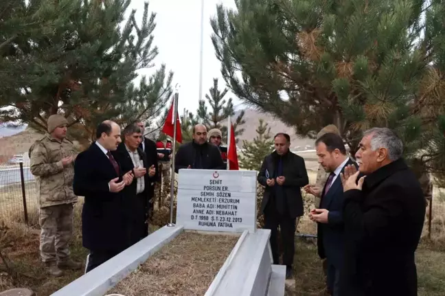 Şehit Semih Sözen mezarı başında anıldı