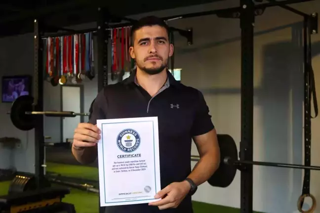 Burak Yazgı, Turkish Get Up Hareketinde Guinness Rekoru Kırdı