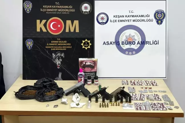 Edirne'de Eş Zamanlı Uyuşturucu Operasyonu: 20 Gözaltı