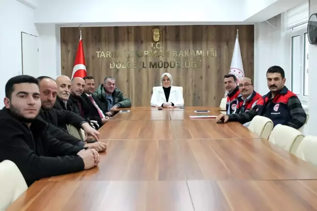 Düzce'de Çeltik Üreticileri Toplandı