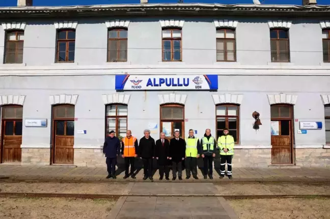 Kırklareli Valisi Uğur Turan'ın TCDD Alpullu Gar Ziyareti