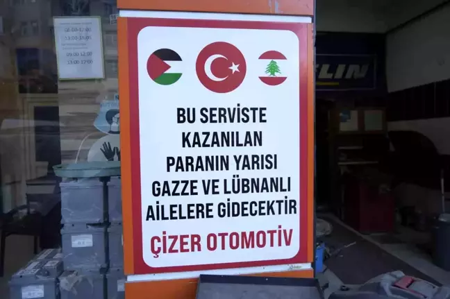 Gümüşhaneli Esnaf Hayati Akbağ, Gelirinin Yarısını Gazze ve Lübnan'a Gönderiyor