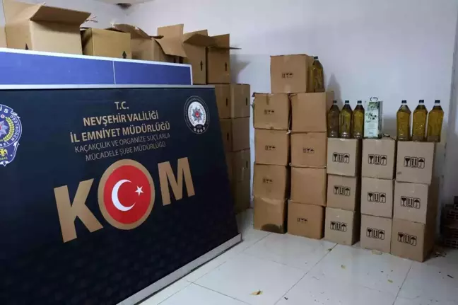 Nevşehir'de Sahte Zeytinyağı Operasyonunda 6 Bin 370 Litre Ele Geçirildi