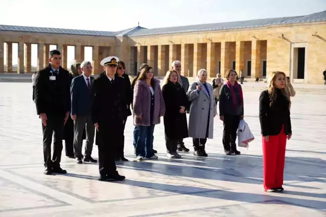 Muhabirler Derneği Anıtkabir'i Ziyaret Etti