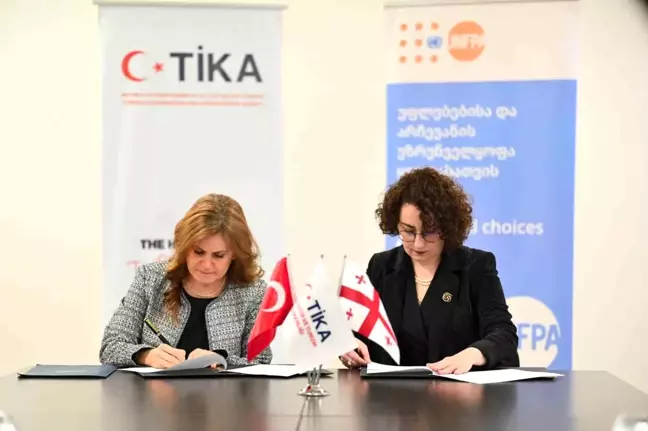 TİKA ve UNFPA'dan Gürcistan'da Kadın Sağlığını Destekleyen Protokol