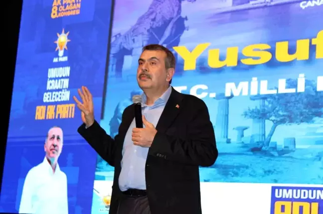 Milli Eğitim Bakanı Yusuf Tekin: 