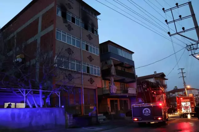 Denizli'de Yangın Faciasında Anne Hayatını Kaybetti