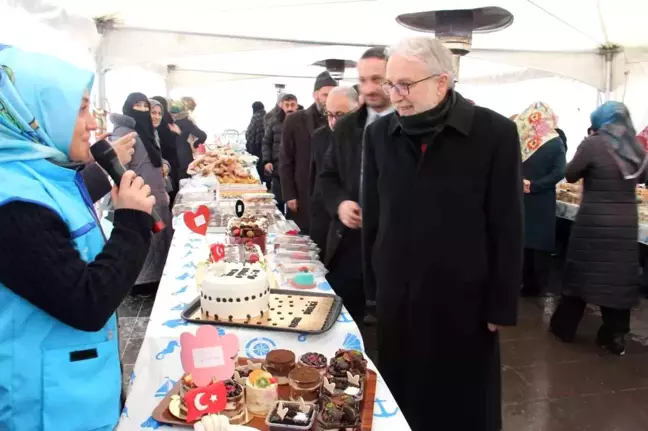 Erzurum'da Hayır Çarşısı Açıldı, Gelir Deprem Bölgesine Gönderilecek