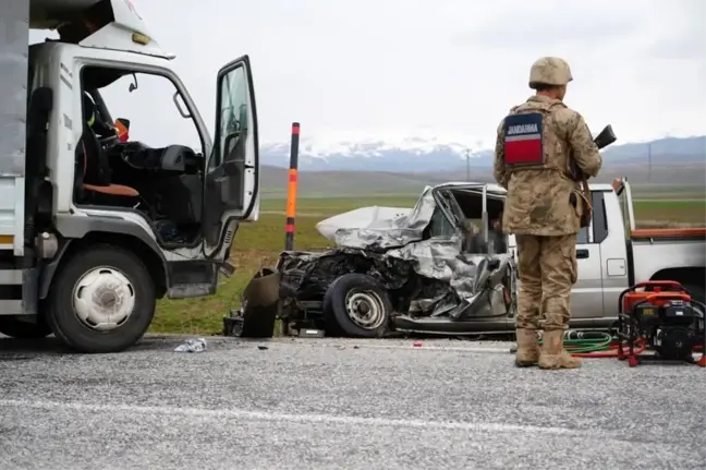 Erzurum'da Ocak Ayında 14 Trafik Kazası: 1 Ölü, 32 Yaralı