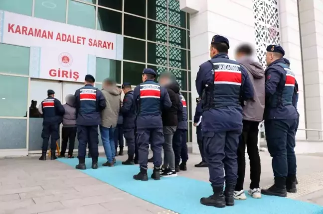 Karaman'da 4 Suçlu Jandarma Tarafından Yakalandı