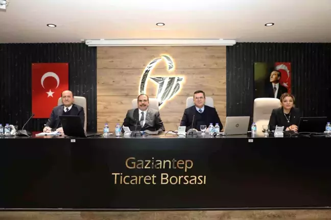 Gaziantep Ticaret Borsası Şubat Ayı Olağan Meclis Toplantısı Gerçekleşti