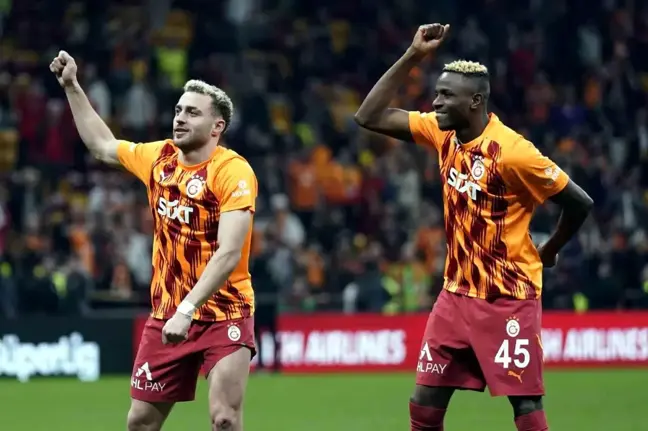 Galatasaray, Antalyaspor'u 4-0 Geçti; Osimhen ve Barış Alper Taraftarla Kutladı