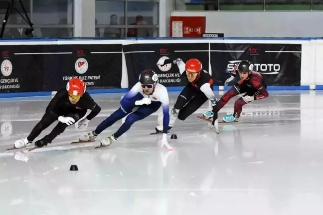 Short Track Türkiye Şampiyonası Erzurum'da Başladı