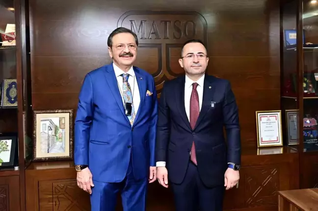 TOBB Başkanı Hisarcıklıoğlu, MATSO'yu Ziyaret Etti