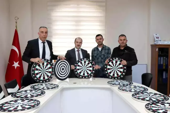 Oltu'da Dart Turnuvasına Anlamlı Destek