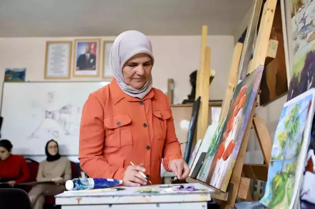 62 Yaşında Resim Yapmaya Başladı: Zihniye Yalçın’ın Sanat Yolculuğu