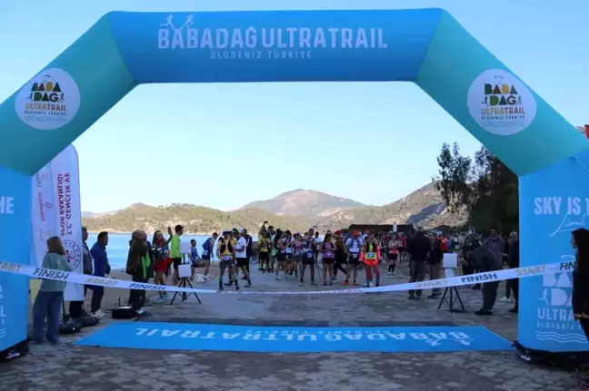 Fethiye'de 3. Babadağ Ultra Maratonu Başladı