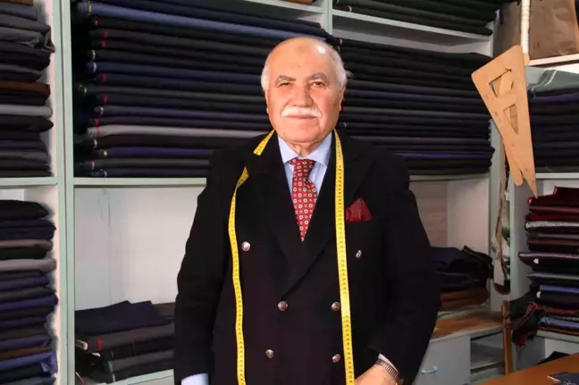 Çankırı'da 70 Yaşındaki Terzi Yarım Asırdır Mesleğini Sürdürüyor
