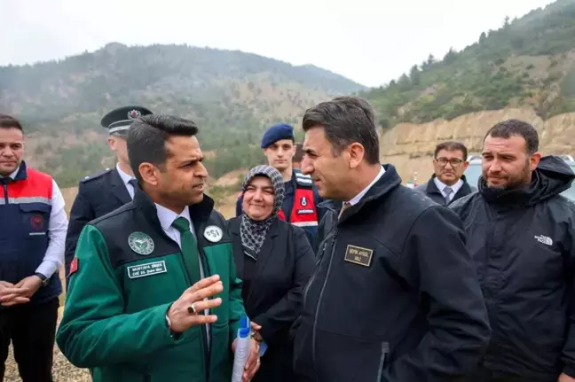 Bilecik Valisi Aygöl, Samrı Barajı'nda İncelemelerde Bulundu