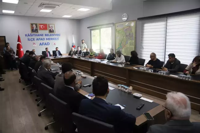 Kağıthane'de Afet Koordinasyon Kurulu Toplantısı Gerçekleşti