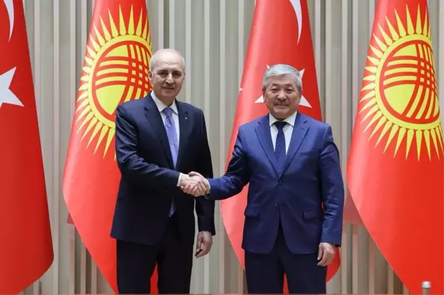 TBMM Başkanı Numan Kurtulmuş, Kırgızistan'da Başbakan ile Görüştü