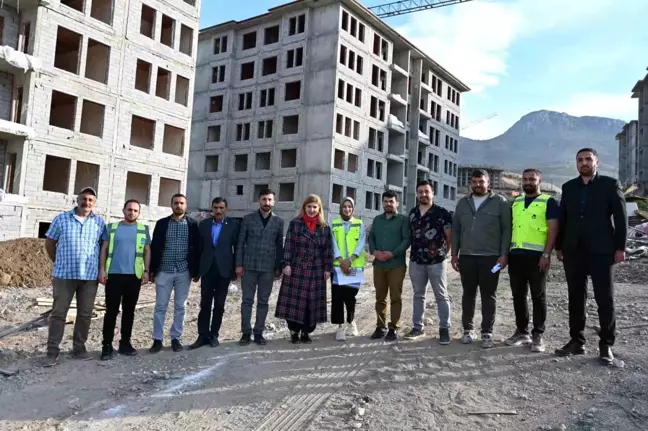 TOKİ Konut Projesinde Çalışmalar Hızla Devam Ediyor