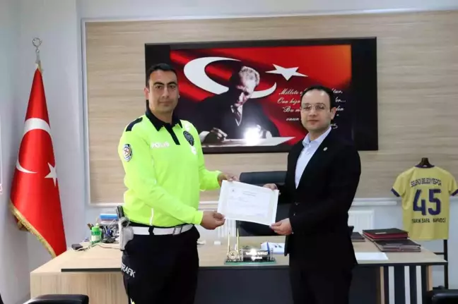 Trafik Ekiplerine Başarı Belgesi