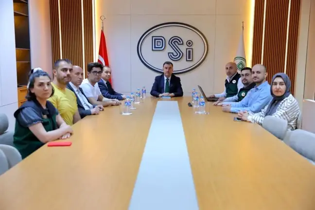 Bayburt Valisi Eldivan, Devlet Su İşleri 225. Şube Müdürlüğü'nü Ziyaret Etti