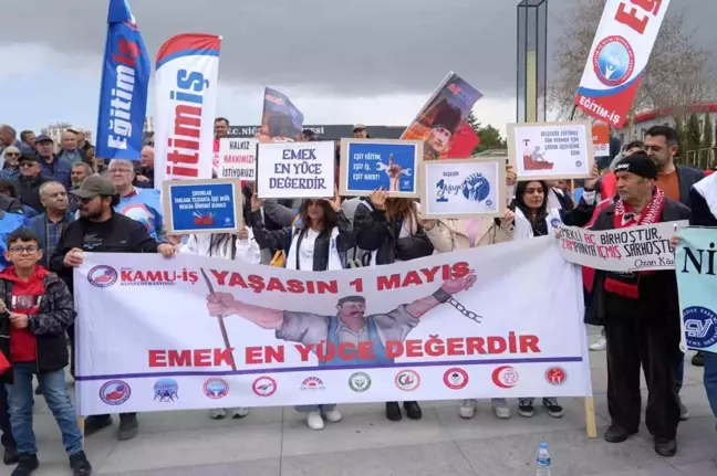 Niğde'de 1 Mayıs Emek ve Dayanışma Günü Coşkuyla Kutlandı