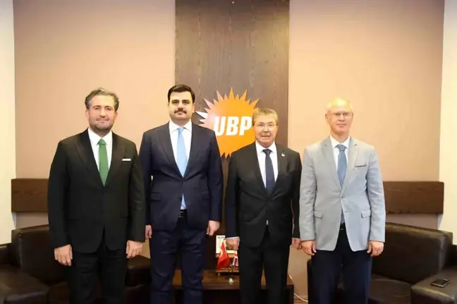 AK Parti Genel Sekreteri İnan, KKTC Cumhurbaşkanı Tatar'ı ziyaret etti