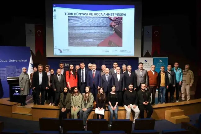 Düzce Üniversitesi'nde 'Türk Dünyası ve Hoca Ahmet Yesevi' Konferansı Gerçekleştirildi