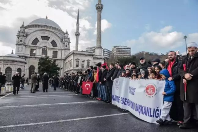 Cuma Namazı Sonrası Şehitler Tepesi'nde Terörü Lanetlediler