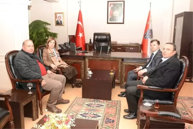 AK Parti Heyetinden Emniyet Müdürü Hüner'e Ziyaret