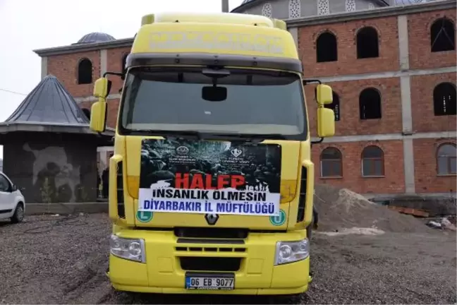 Diyarbakır'dan Halep'e 6 Tır'lık Yardım