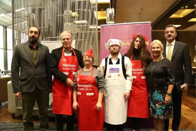 Mustafa Denizli ve Kızı, Down Sendromlularla Birlikte Pasta Yaptı