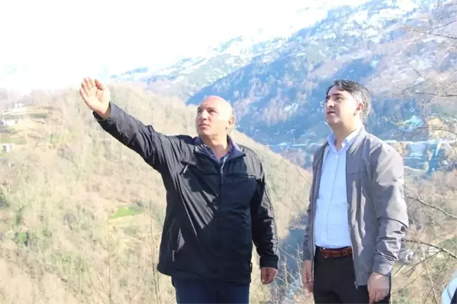 Arhavi Kaymakamı Şeref Aydın'dan Köylere Ziyaret