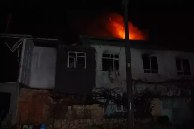 Burdur'da Ev Yangını