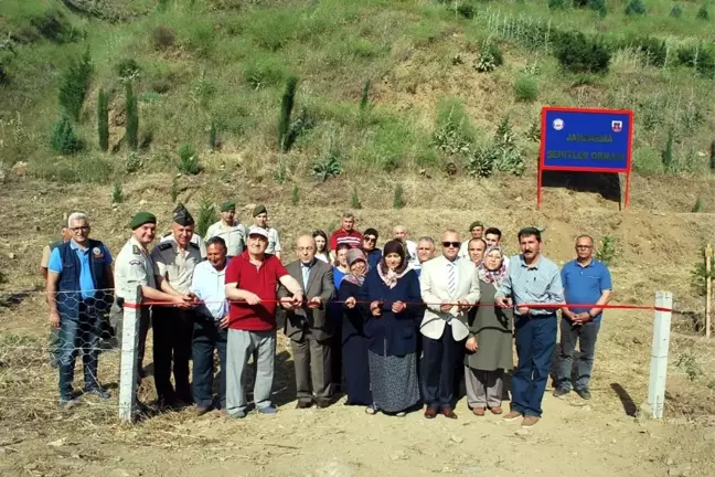 Manisa'da Her Şehit İçin Bir Fidan Dikildi