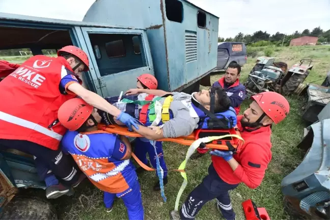 4 İlin Umke Ekiplerinden Amasya'da Tatbikat