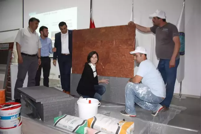 İmsiad'dan İnşaat Mühendisi Adaylarına Uygulamalı Isı Yalıtımı Eğitimi…