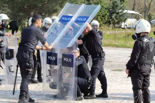 Ordu'da Çevik Kuvvet Polislerine Zorlu Eğitim