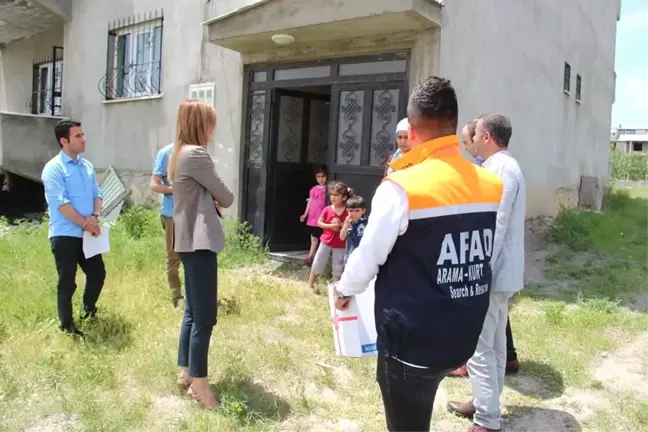 Afad'dan İhtiyaç Sahibi Suriyeli Ailelere Gıda Yardımı