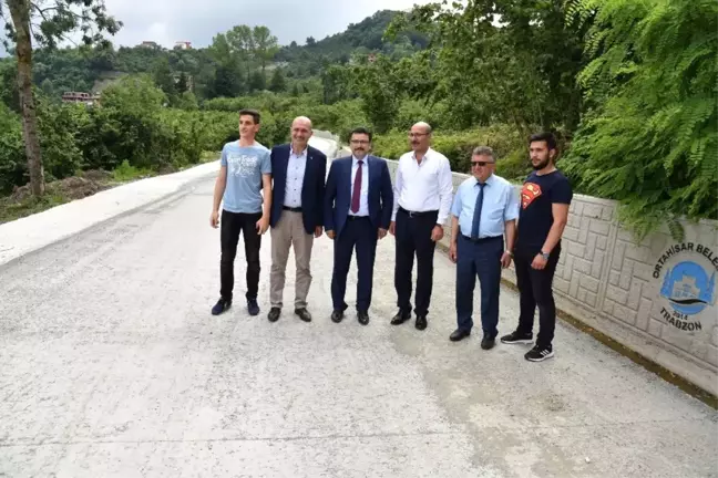 İlk Defa Kuru Beton Tekniğiyle Yol Çalışması Yaptılar