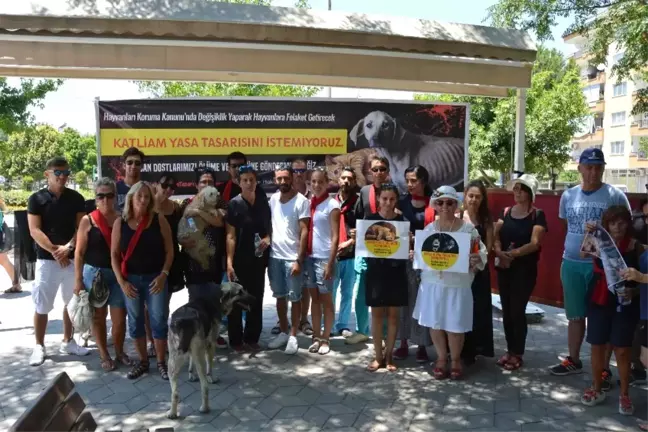 Ortaca'da Hayvanseverlerden Eylem