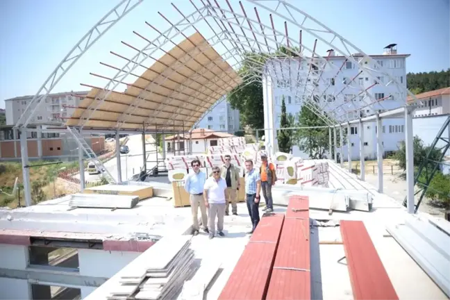 Başkan Yağcı İnşaat Çalışmalarını Yerinde İnceledi