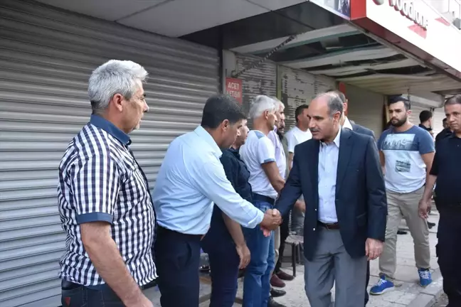 Vali Aktaş İdil Esnafını Ziyaret Etti