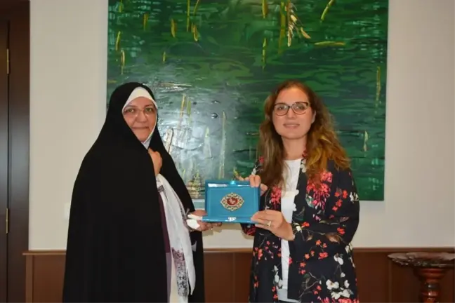 El Zahra Üniversitesi Rektöründen Düzce Üniversitesi'ne Ziyaret